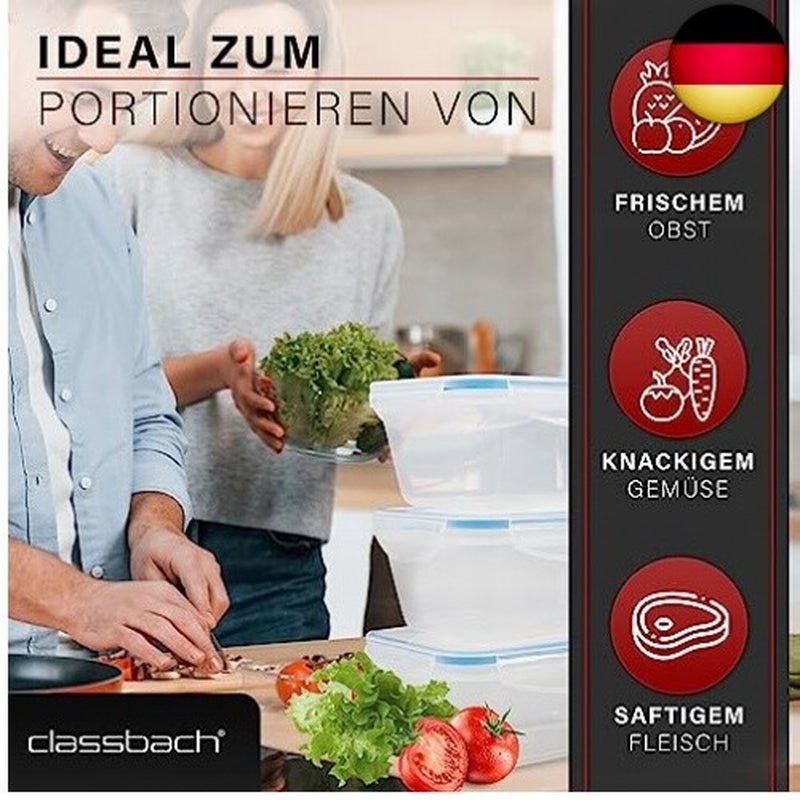 5Er-Set meal prep Aufbewahrungsbox