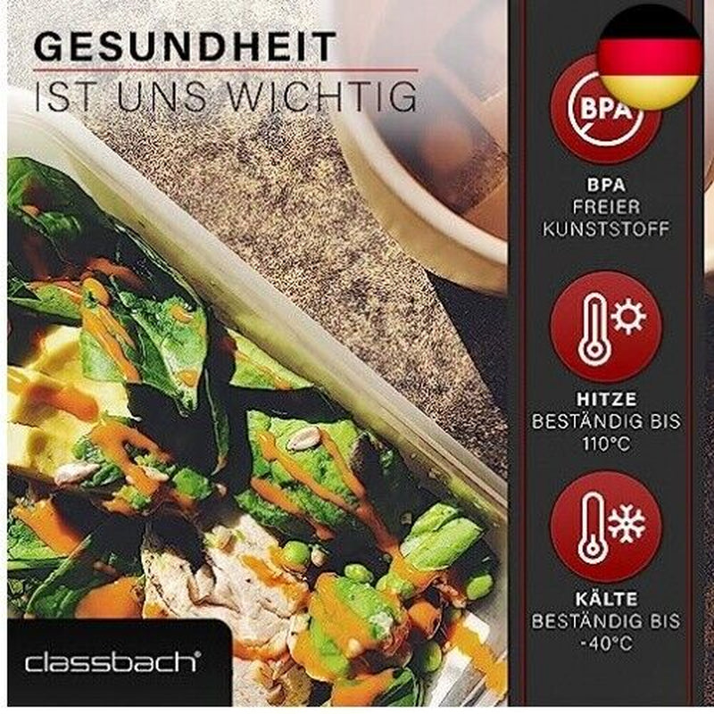 5Er-Set meal prep Aufbewahrungsbox