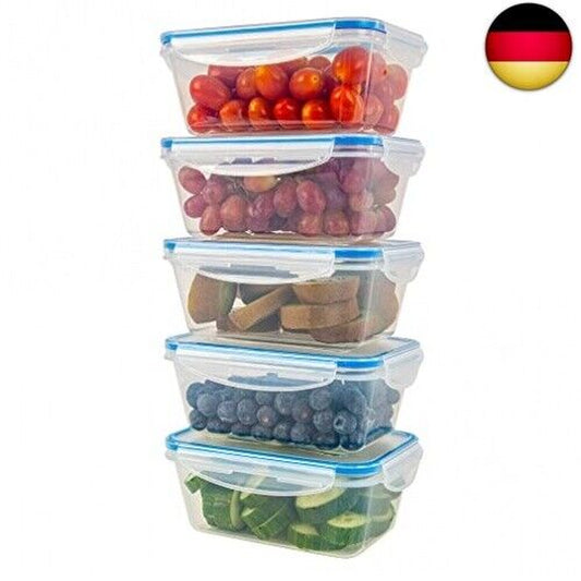 5Er-Set meal prep Aufbewahrungsbox 